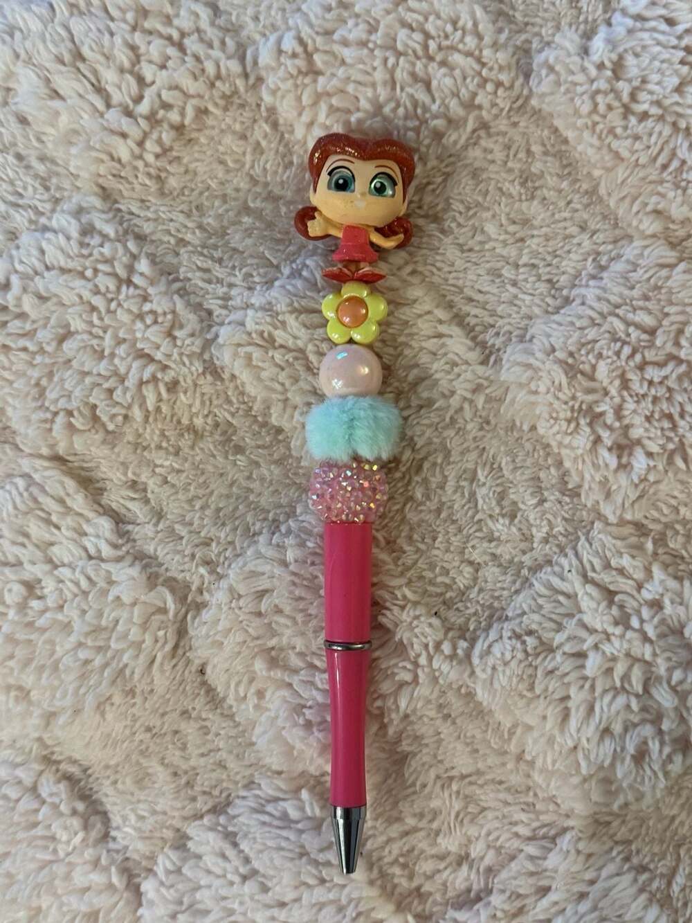 Disney Doorables Rosetta Beaded Pen with Ink Refill
